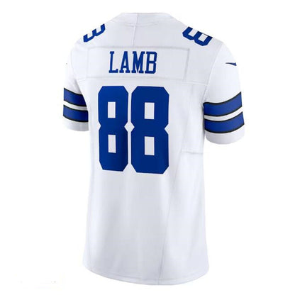 D.Cowboys #88 CeeDee Lamb Vapor F.U.S.E. Limited Jersey - White Stitched American Football Jerseys - Main View