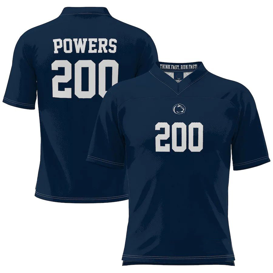 P.State Nittany Lions #200 TChad Powers ProSphere Football Jersey  Navy Stitched American College Jerseys - Main View