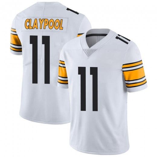 Personalized Football Jersey For Men Chase Claypool White Of P.Steelers Jerseys #11 - Main View