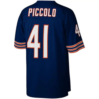 C.Bears #41 Brian Piccolo Mitchell & Ness Navy Legacy Replica Jersey Stitched American Football Jerseys - Main View