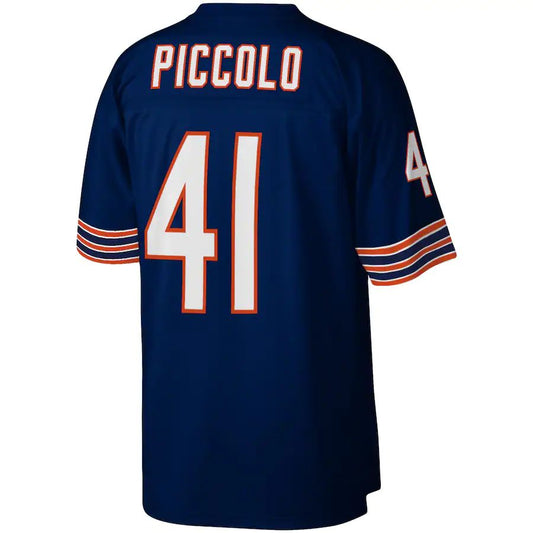 C.Bears #41 Brian Piccolo Mitchell & Ness Navy Legacy Replica Jersey Stitched American Football Jerseys - Main View
