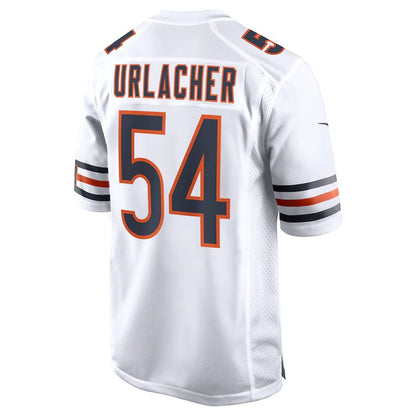 C.Bears #54 Brian Urlacher White Retired Player Game Jersey Stitched American Football Jerseys - Main View