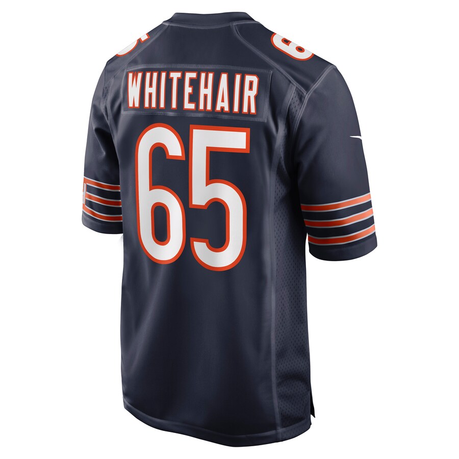 C.Bears #65 Cody Whitehair Navy Game Jersey Stitched American Football Jerseys - Main View