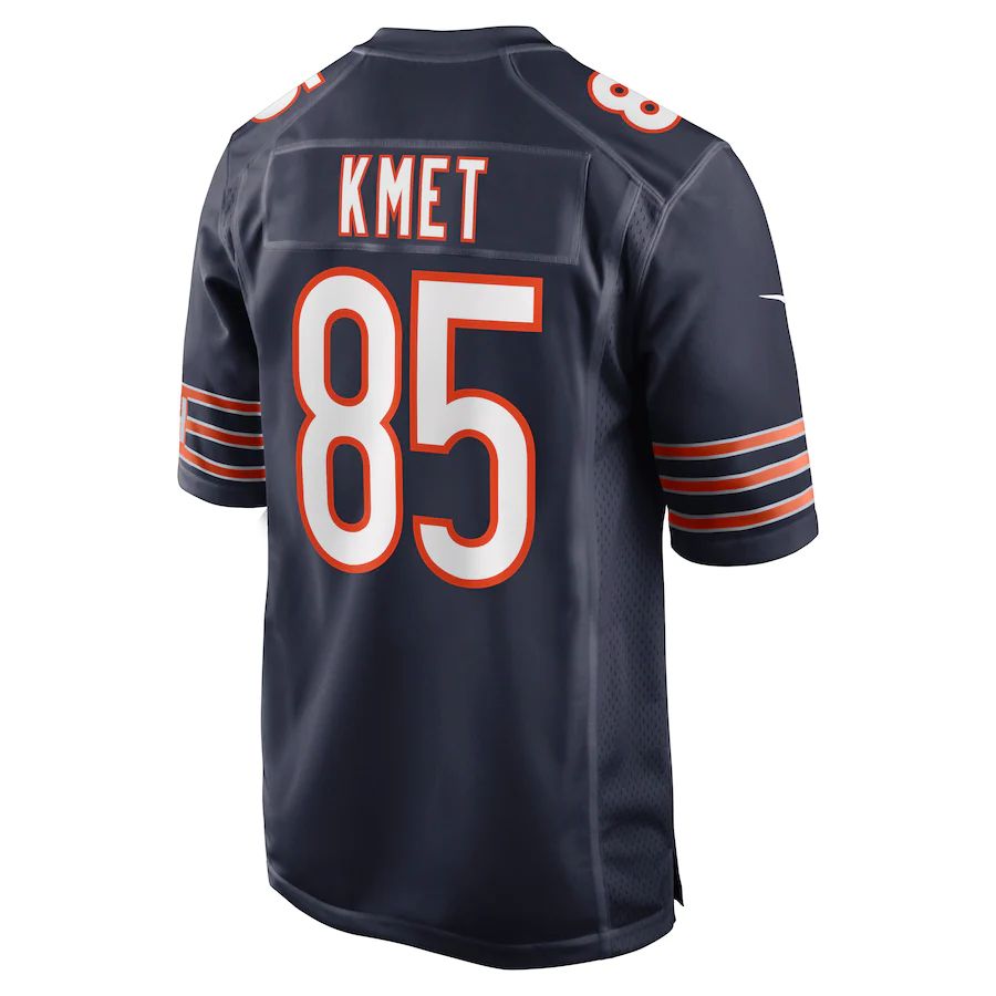 C.Bears #85 Cole Kmet Navy Player Game Jersey Stitched American Football Jerseys - Main View