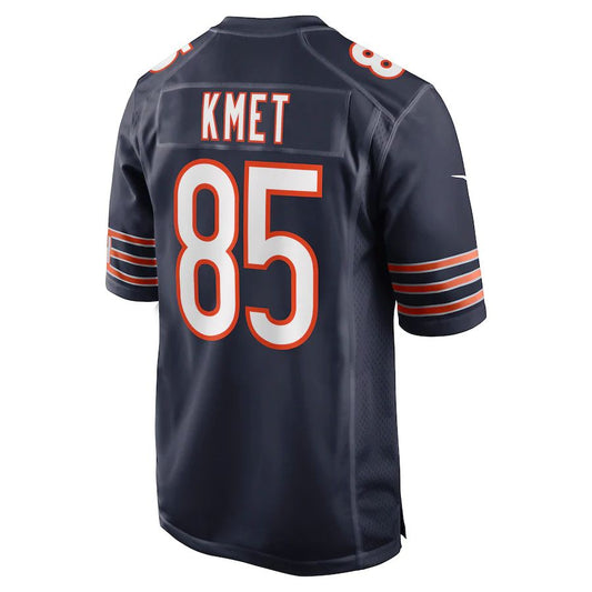C.Bears #85 Cole Kmet Navy Player Game Jersey Stitched American Football Jerseys - Main View