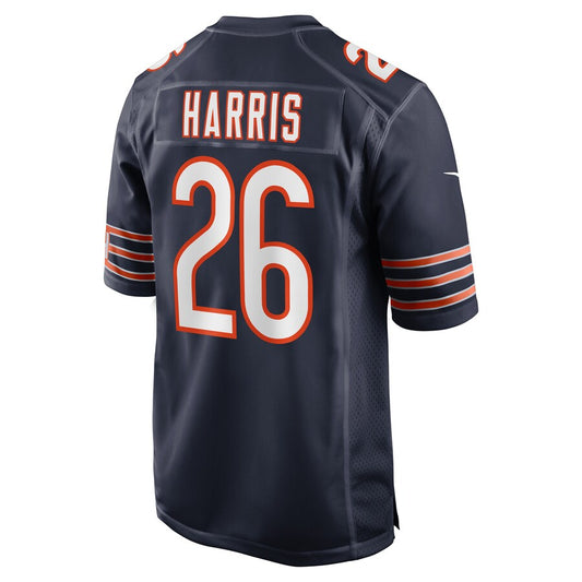 C.Bears #26 Davontae Harris Navy Game Player Jersey Stitched American Football Jerseys - Main View