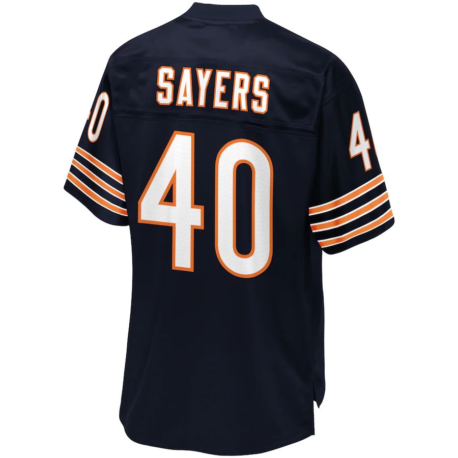 C.Bears #40 Gale Sayers Pro Line Navy Retired Team Player Jersey Stitched American Football Jerseys - Main View