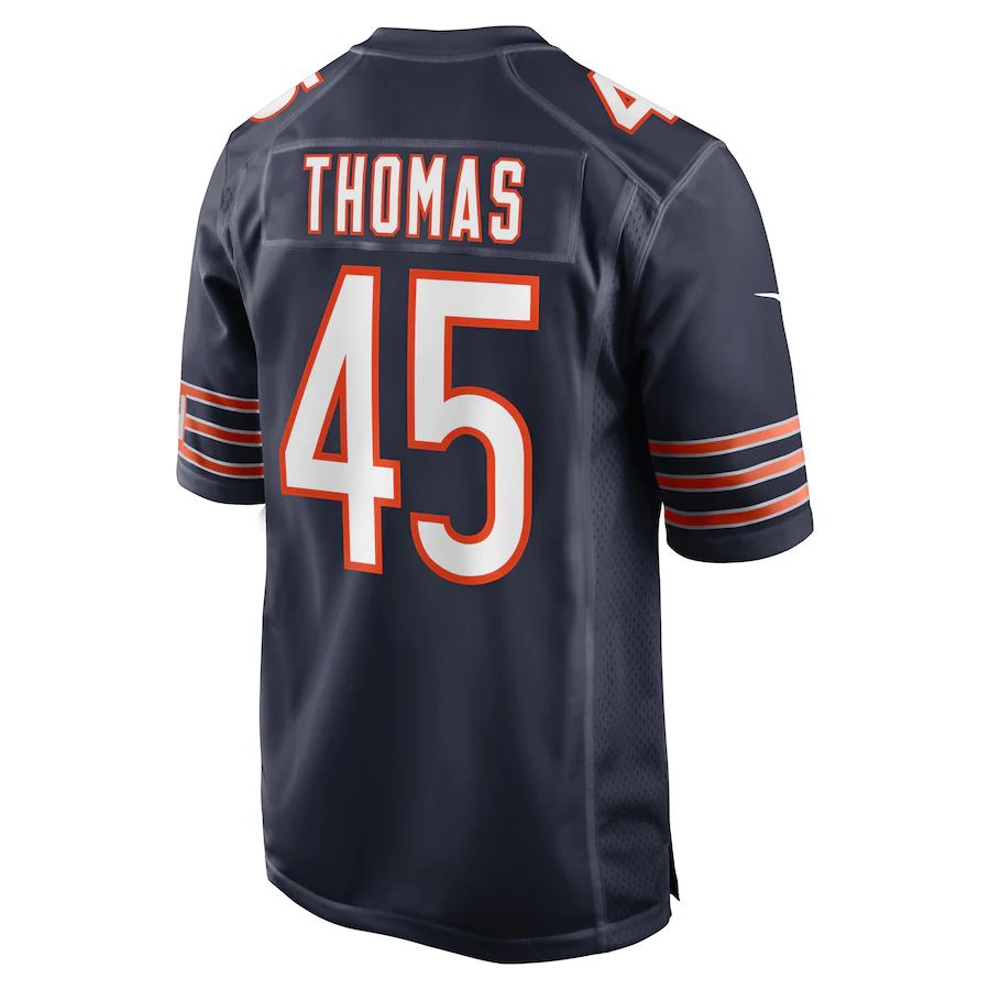 C.Bears #45 Joe Thomas Navy Game Player Jersey Stitched American Football Jerseys - Main View