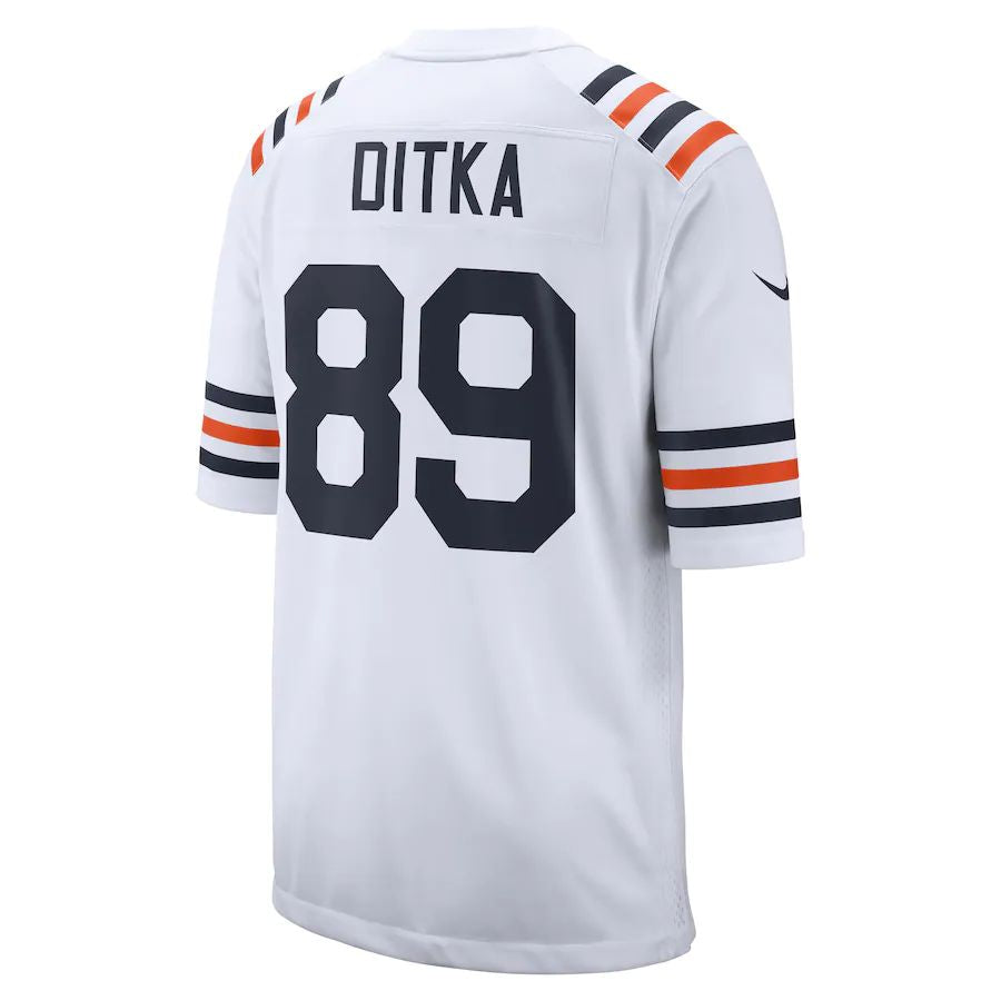 C.Bears #89 Mike Ditka White 2019 Alternate Classic Retired Player Game Jersey Stitched American Football Jerseys - Main View