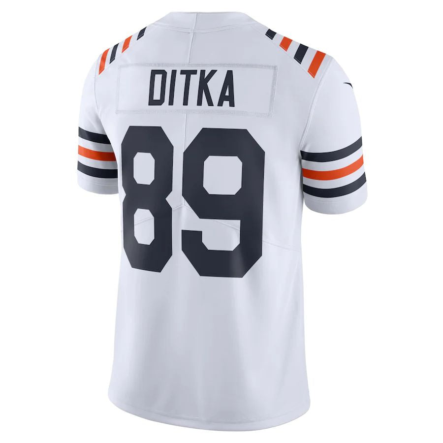 C.Bears #89 Mike Ditka White 2019 Alternate Classic Retired Player Limited Jersey Stitched American Football Jerseys - Main View