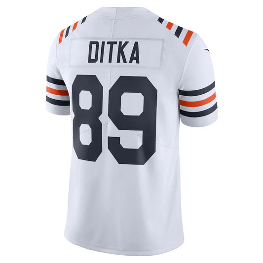 C.Bears #89 Mike Ditka White 2019 Alternate Classic Retired Player Limited Jersey Stitched American Football Jerseys - Main View