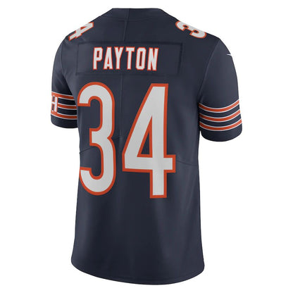 C.Bears #34 Walter Payton Navy Retired Player Limited Jersey Stitched American Football Jerseys - Main View
