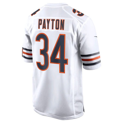 C.Bears #34 Walter Payton White Retired Player Away Game Jersey Stitched American Football Jerseys - Main View
