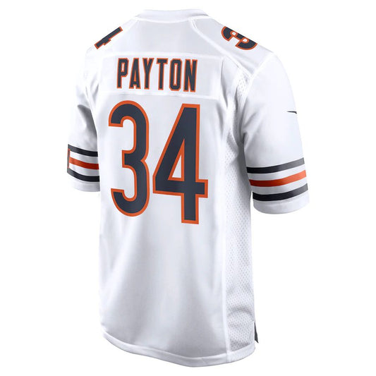 C.Bears #34 Walter Payton White Retired Player Away Game Jersey Stitched American Football Jerseys - Main View