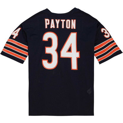 C.Bears #34 Walter Payton 1983 Mitchell & Ness Authentic Throwback Retired Player Jersey - Navy Stitched American Football Jerseys - Main View