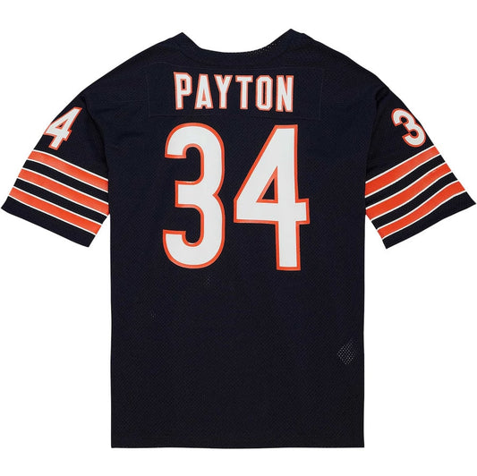 C.Bears #34 Walter Payton 1983 Mitchell & Ness Authentic Throwback Retired Player Jersey - Navy Stitched American Football Jerseys - Main View
