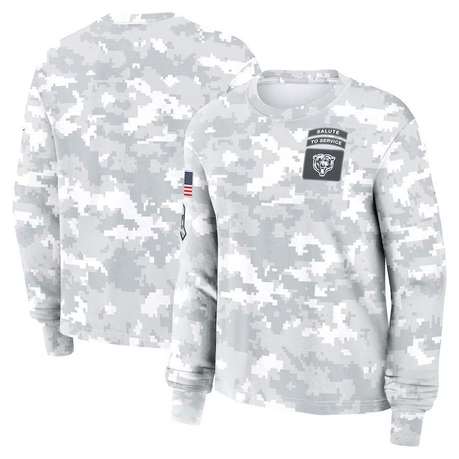 C.Bears 2024 Salute To Service Club Pullover Cheap sale Birthday and Christmas gifts Stitched American Football Jerseys - Main View