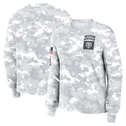 C.Bears 2024 Salute To Service Club Pullover Cheap sale Birthday and Christmas gifts Stitched American Football Jerseys - Main View