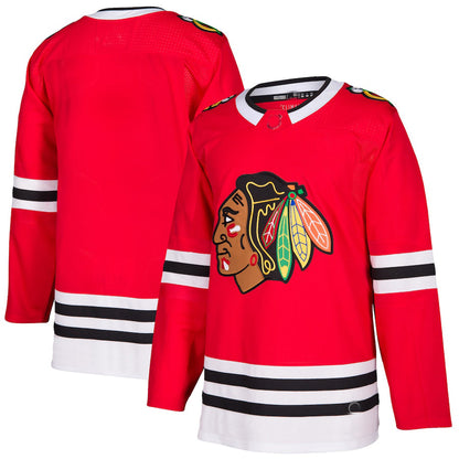 C.Blackhawks Home Authentic Blank Jersey Red Stitched American Hockey Jerseys - Main View