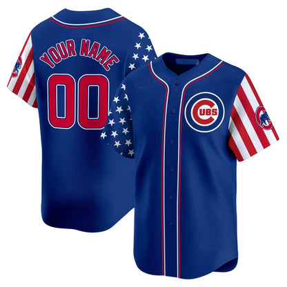 Custom Chicago Cubs 2024 Independence Day Vapor Premier Limited– All Stitched Baseball Jersey view 3