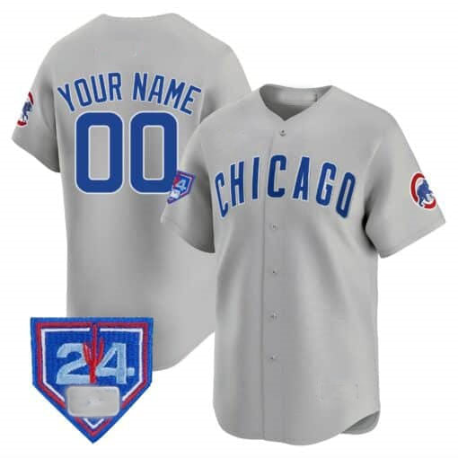 Custom Chicago Cubs 2024 Spring Training Patch Vapor Premier Limited V2– All Stitched Baseball Jersey view 3
