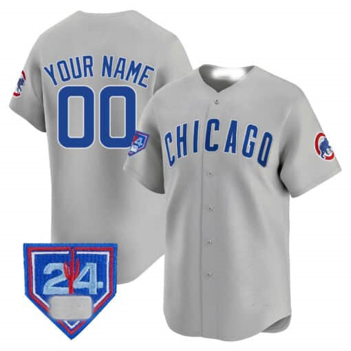 Custom Chicago Cubs 2024 Spring Training Patch Vapor Premier Limited– All Stitched Baseball Jersey view 2