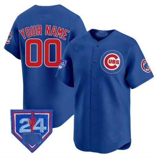 Custom Chicago Cubs 2024 Spring Training Patch Vapor Premier Limited– All Stitched Baseball Jersey view 3