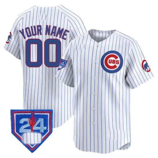 Custom Chicago Cubs 2024 Spring Training Patch Vapor Premier Limited– All Stitched Baseball Jersey view 4