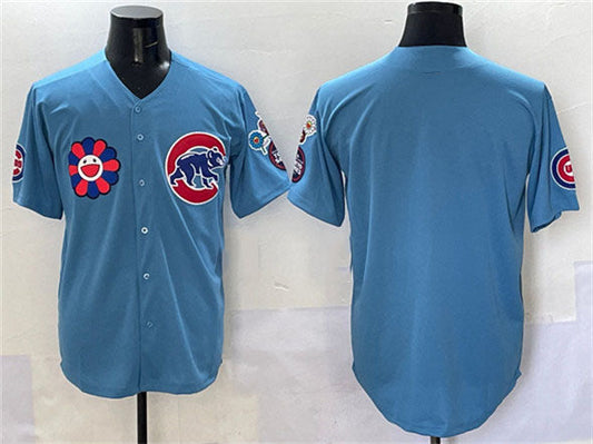 Chicago Cubs Blank Blue 2025 Tokyo Series 2nd Alternate Limited Stitched Baseball Jersey - Main View