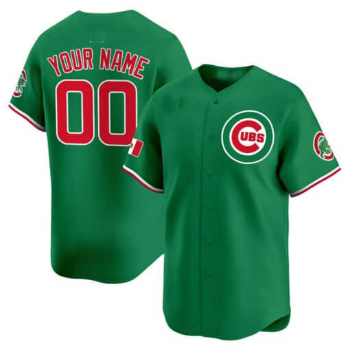 Custom Chicago Cubs Mexico Vapor Premier Limited V3– All Stitched Baseball Jersey view 4