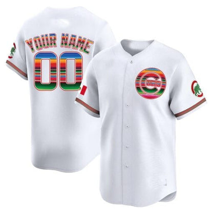 Custom Chicago Cubs Mexico Vapor Premier Limited– All Stitched Baseball Jersey - Main View