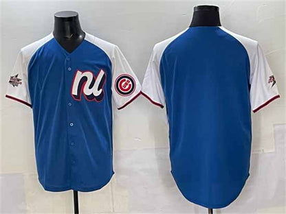 Chicago Cubs National League Blank Blue Alternate 2025 All-Star Edition Limited Stitched Baseball Jersey - Main View