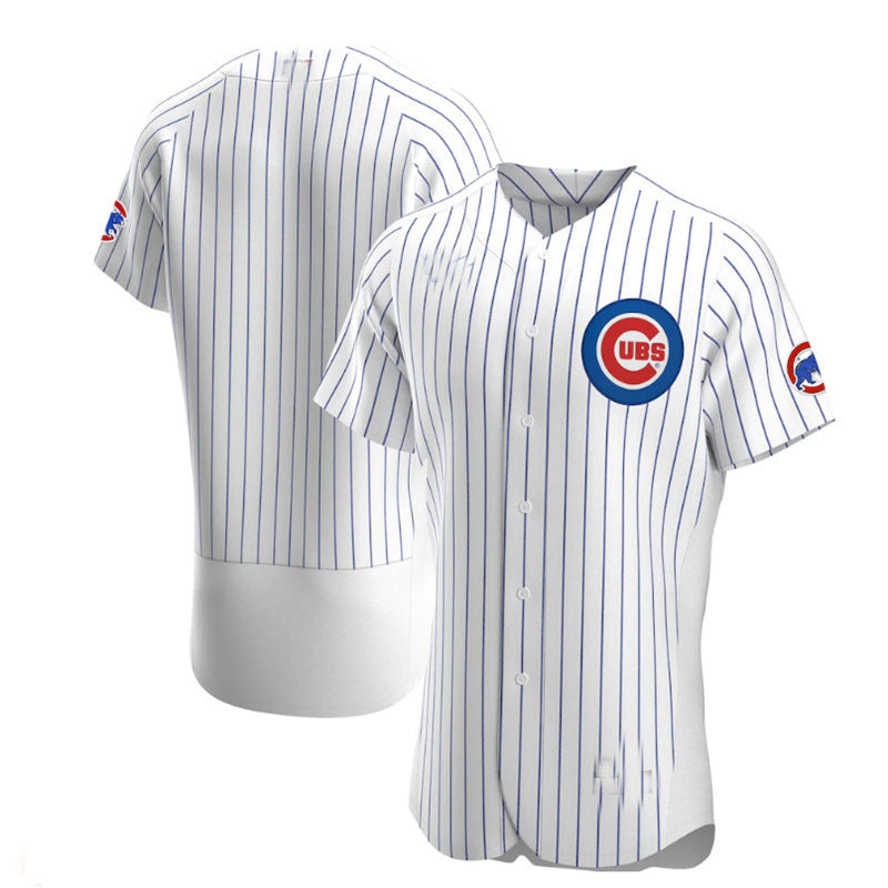 Chicago Cubs Home Authentic Team Jersey - White Baseball Jerseys - Main View