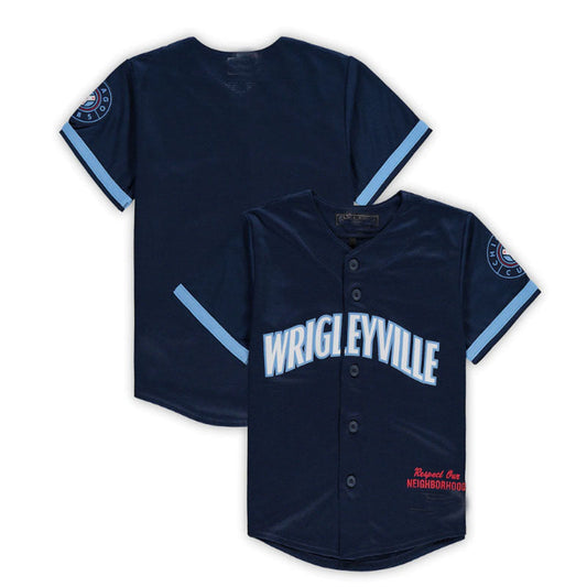 Chicago Cubs Preschool City Connect Replica Team Jersey - Navy Baseball Jerseys - Main View