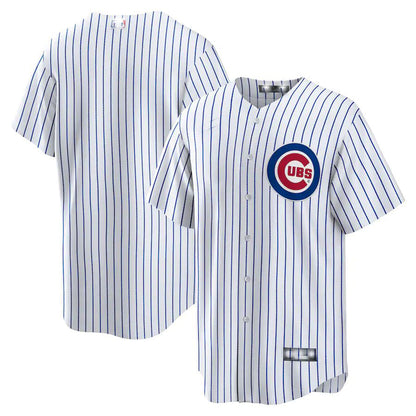 Chicago Cubs White Home Replica Team Jersey Baseball Jerseys - Main View