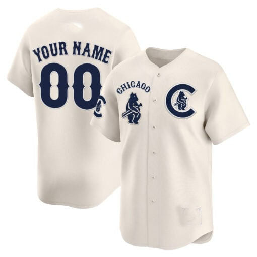Custom Chicago Cubs Special Vapor Premier Limited V2– All Stitched Baseball Jersey view 2