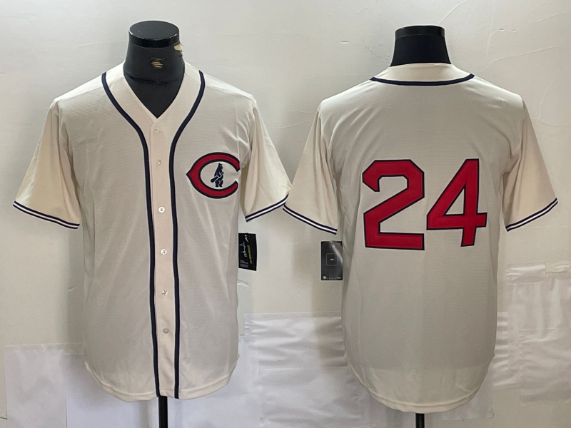 Chicago Cubs #24 Cody Bellinger 2022 Cream Field of Dreams Cool Base Stitched Baseball Jersey - Main View