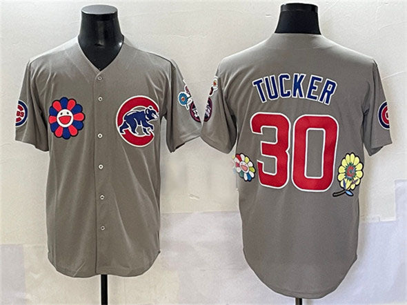 Chicago Cubs #30 Kyle Tucker Gray 2025 Tokyo Series Limited Stitched Baseball Jersey - Main View