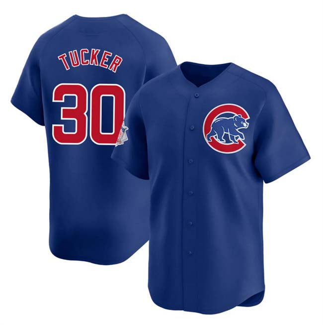 Chicago Cubs #30 Kyle Tucker Royal 2025 Limited Stitched Baseball Jersey - Main View