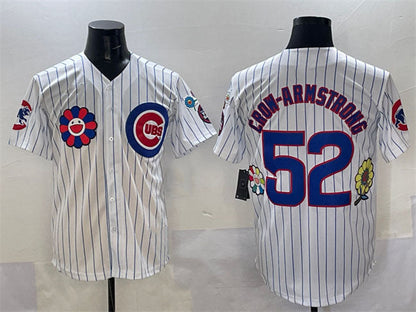 Chicago Cubs #52 Pete Crow-Armstrong White 2025 Tokyo Series Limited Stitched Baseball Jersey - Main View