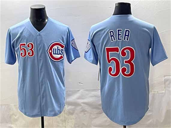 Chicago Cubs #53 Colin Rea Blue 2024-25 2nd Alternate Limited Stitched Baseball Jersey - Main View