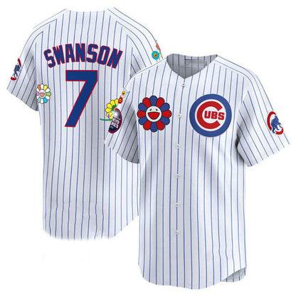 Chicago Cubs #7 Dansby Swanson White 2025 Tokyo Series Limited Stitched Baseball Jersey - Main View