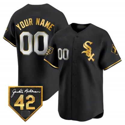 Custom Chicago White Sox 2024 Jackie Robinson Patch Vapor Premier Limited– All Stitched Baseball Jersey - Main View