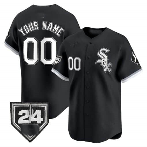 Custom Chicago White Sox 2024 Spring Training Patch Vapor Premier Limited- All Stitched Baseball Jersey