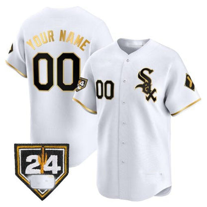 Custom Chicago White Sox 2024 Spring Training Patch Vapor Premier Limited- All Stitched Baseball Jersey