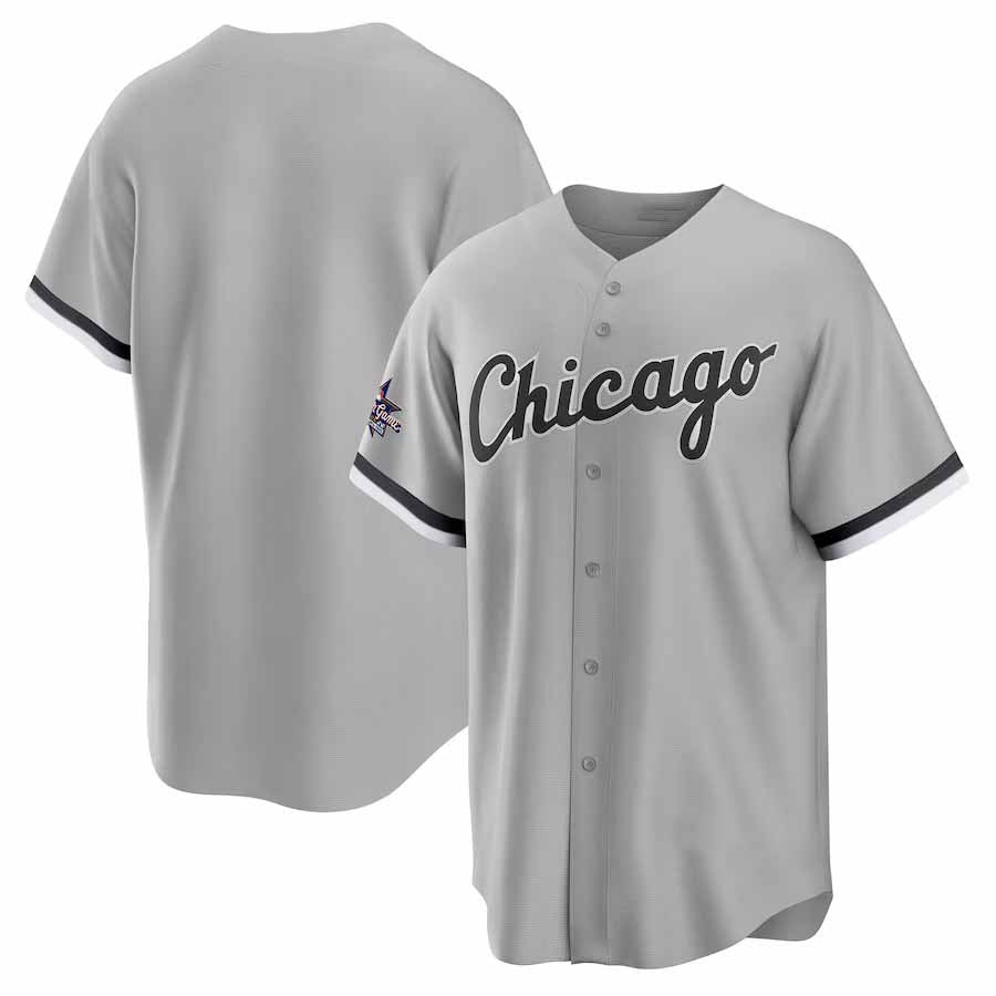 Chicago White Sox 2025 All-Star Game Away Replica Jersey - Gray Stitched Baseball Jersey - Main View