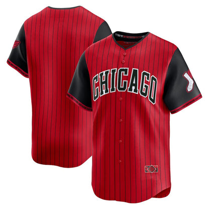 Chicago White Sox 2025 City Connect Limited Jersey - Red/Black Stitched Baseball Jersey - Main View