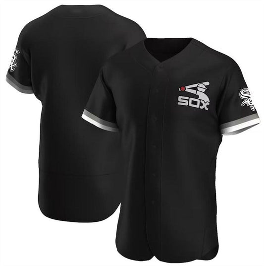 Chicago White Sox Alternate Authentic Team Jersey - Black Baseball Jerseys - Main View