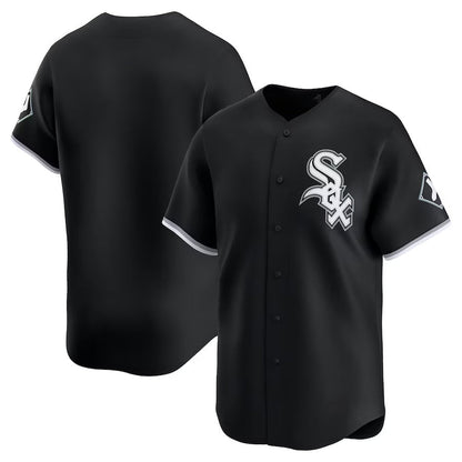 Chicago White Sox Alternate Limited Jersey - Black Stitched Baseball Jersey - Main View