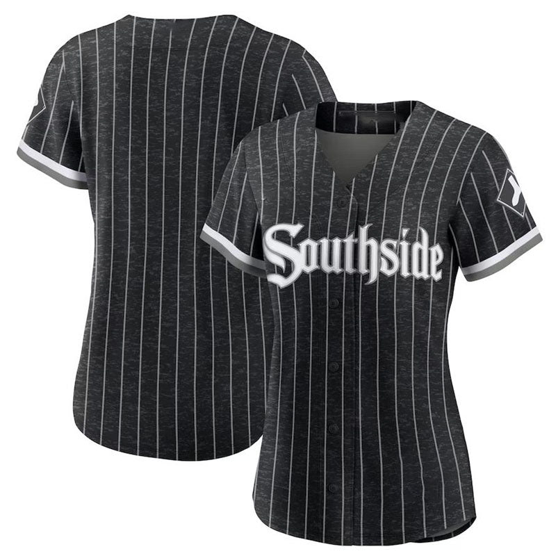 Chicago White Sox Black City Connect Replica Player Jersey Baseball Jerseys - Main View